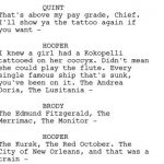 "All That Jaws" script snippet by Marty Barrett